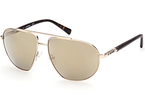 Harley Davidson Gold Matte Tortoise/Gold Mirror Sunglasses