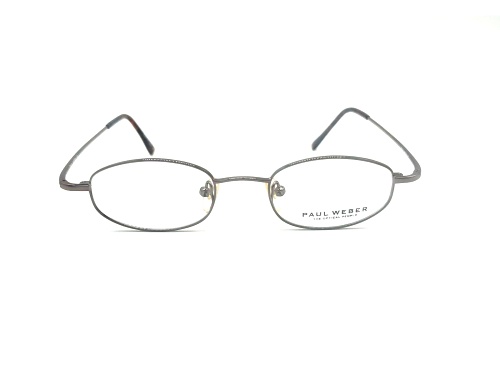 Paul Weber Rose Gold Oval Frame / Clear Demo Lenses Eyeglasses