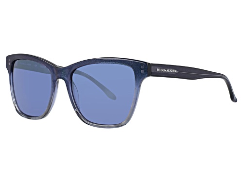 BCBG Blue Shimmer Fade/Blue Sunglasses
