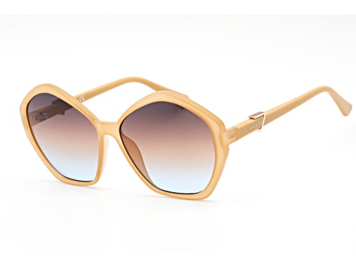 Photo of Guess Shiny Beige/Brown Gradient Sunglasses