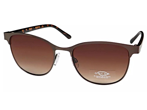 Oscar by Oscar de la Renta Shiny Brown Frame/Brown Lens Sunglasses