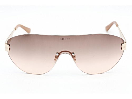 Photo of Guess Gold Brown Shield Sunglasses