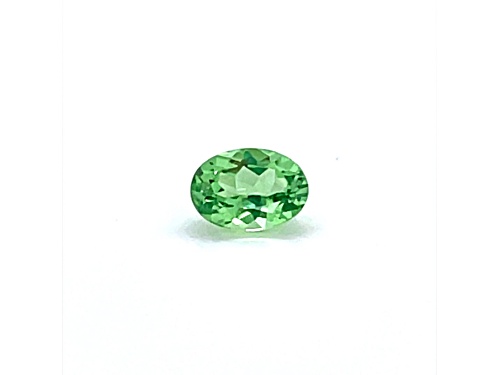Mint Grossular Garnet 7x5mm Oval 0.85ct