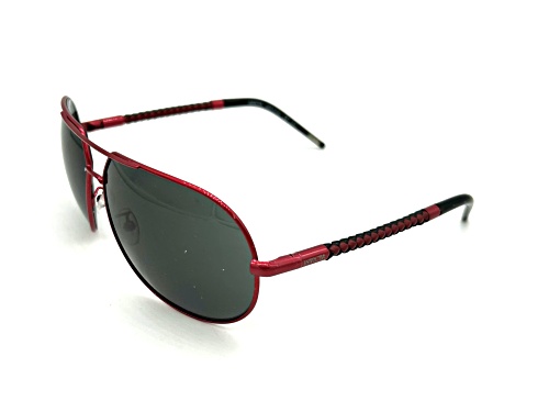 INVICTA Red/Smoke Aviator Sunglasses
