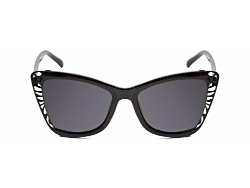Kendall and Kylie Black /Gray Cat Eye Sunglasses