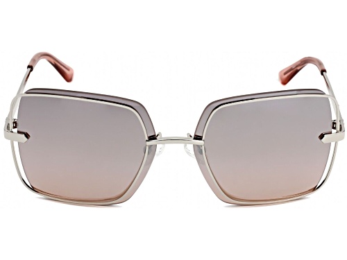 Guess Silver/Pink Oversize Sunglasses