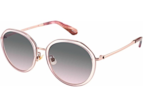 Photo of Kate Spade Translucent Pink/Grey Gradient Sunglasses