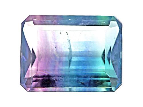 Bi-Color Fluorite Emerald Cut 20.00ct