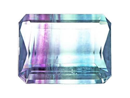 Bi-Color Fluorite 16x12mm Emerald Cut 13.00ct