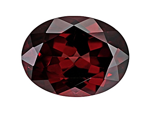 Red Zircon 13x9.5mm Oval 7.22ct