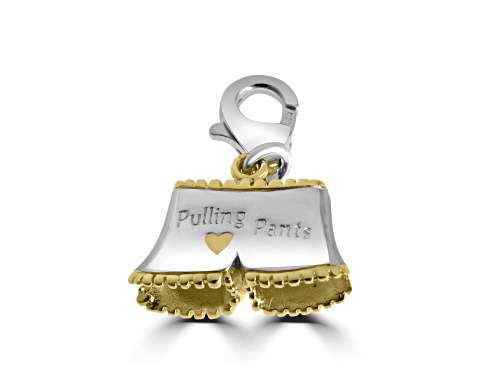 Hot Diamonds Pulling Pants Sterling Silver and Diamond Charm