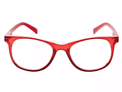 Universal Thread Red Oval Blue Light Filtering Eyeglasses