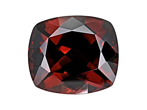 Red Zircon 12.5x11mm Cushion 9.15ct