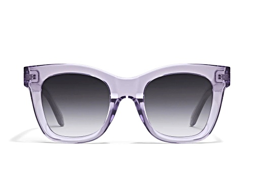 QUAY After Hours Sweatpea Cat Eye Frame / Smoke Lenses Sunglasses