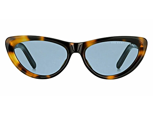 Marc Jacobs Brown Tortoise/Blue Cat Eye Sunglasses