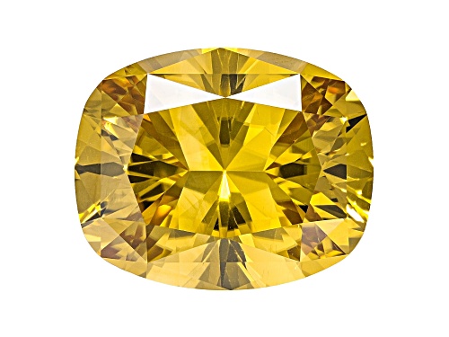 Chinese Yellow Scheelite 25.9x21.0mm Cushion 91.59ct