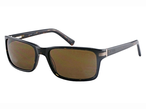 Levi's Brown Tortoise Rectangle Frame / Brown Lenses Sunglasses