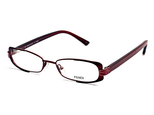 Fendi Bordeaux Oval Eyeglasses Frames