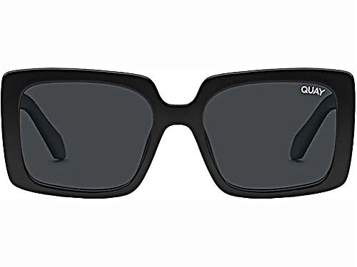 QUAY Total Vibe Black Square Frame / Smoke Lenses Sunglasses