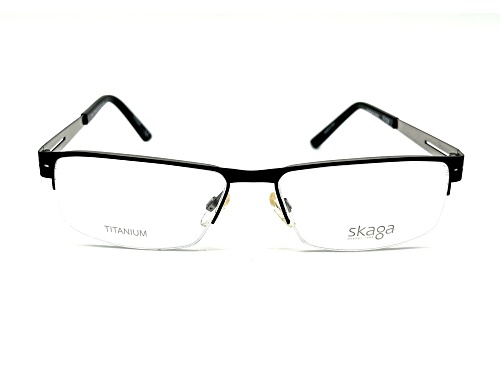 Skaga Matte Black Titanium Frame / Clear Demo Lenses Eyeglasses