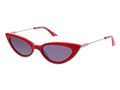 Steve Madden Red Marble/Gray Cat Eye Sunglasses