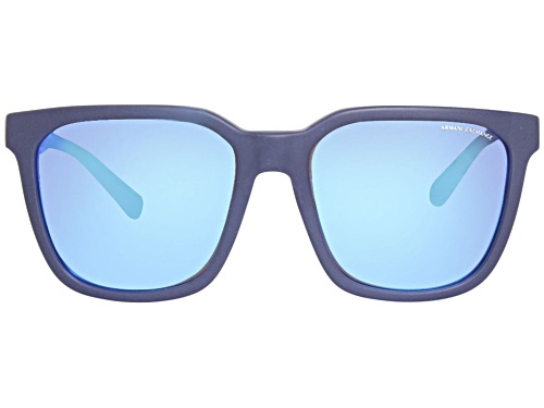 Armani Exchange Blue/Green Blue Mirrored Sunglasses