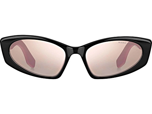 Marc Jacobs Fuchsia and Black/Silver Cat Eye Sunglasses