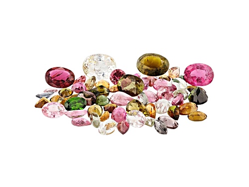 Multi-Tourmaline Mixed Shape Parcel 25.00ctw