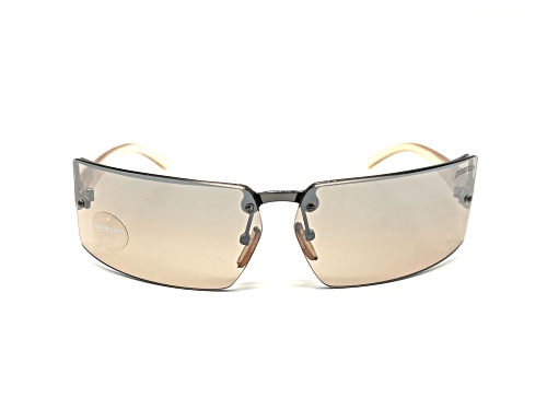 Dunlop DUS119 Transparent Rectangular Brown Frame /  Brown CAT 2 Lenses Sunglasses