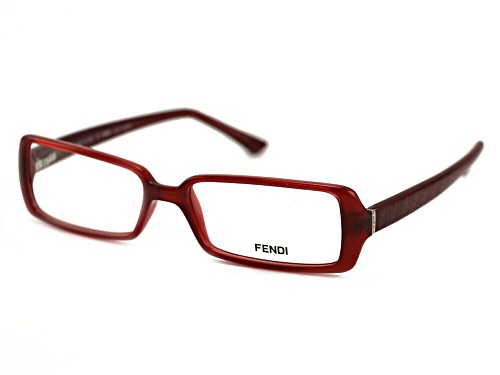 Photo of Fendi Red Rectangular Eyeglasses Frames
