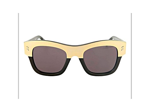 Stella McCartney Black and Gold/Grey Sunglasses
