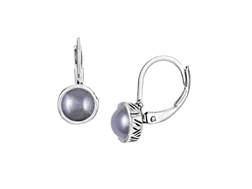 the sak Silver and Gray Tone Faux Pearl Earrings