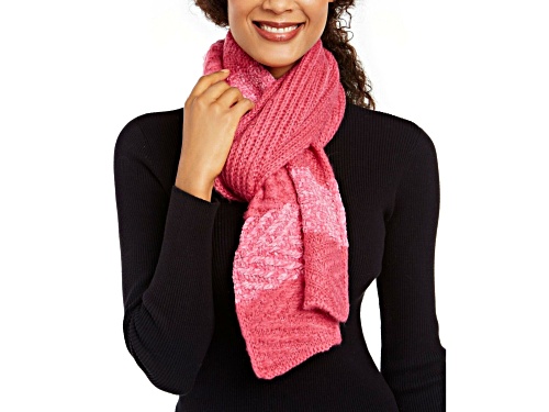 INC International Concepts Pink Chenille Scarf