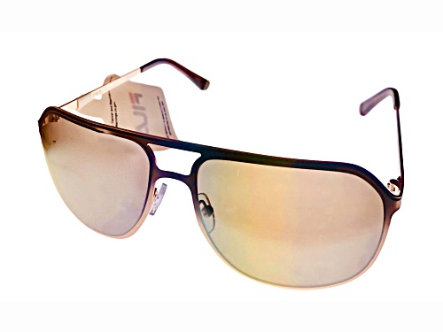 FILA Men's Gold Tone Aviator Frame / Brown Lenses Sunglasses