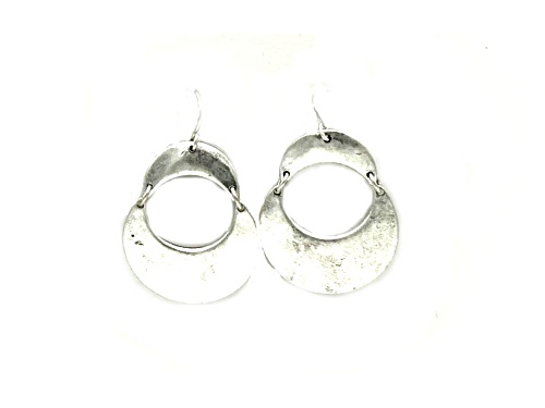the sak Silver Tone Half Moon Drop Earrings