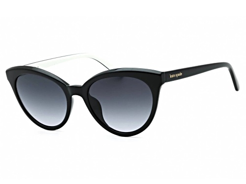 Kate Spade Tamara Black Cat Eye Frame / Dark Gray Lenses Sunglasses
