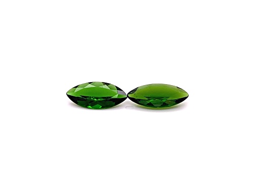 Chrome Diopside 14x7mm Marquise Matched Pair 4.65ctw