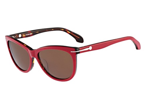 Photo of Calvin Klein Brick Red/Brown Gradient Sunglasses