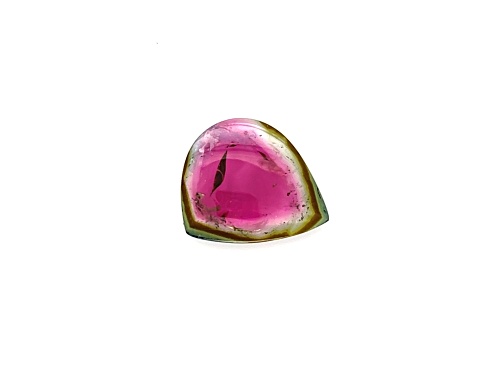 Watermelon Tourmaline Free-Form Slice 9.00ct