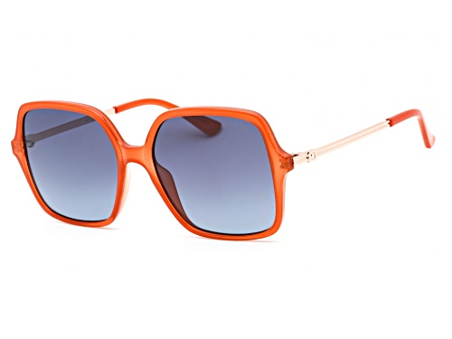 Guess Orange Square Frame / Blue Gradient Lens Sunglasses