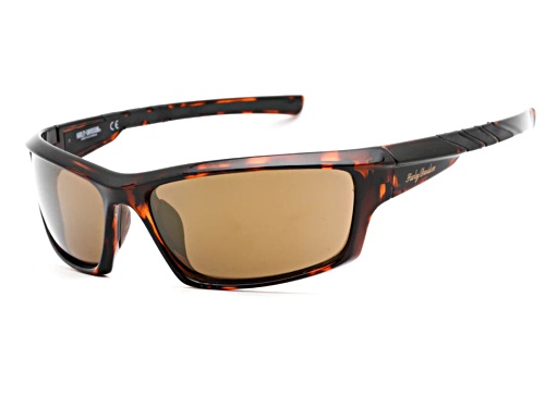 Harley Davidson Tortoise Brown/Brown Mirrored Sunglasses