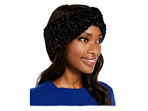 Photo of INC International Concepts Black Chenille Headband