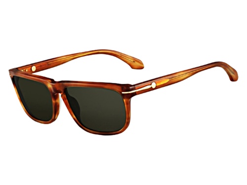 Calvin Klein Men's Brown Havana/Green Sunglasses