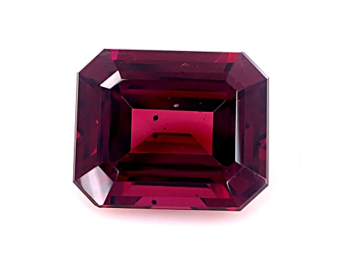 Rhodolite Garnet 12x10mm Emerald Cut 6.75ct