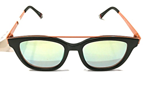 Photo of FILA Matte Grey Orange/Grey Mirrored Sunglasses