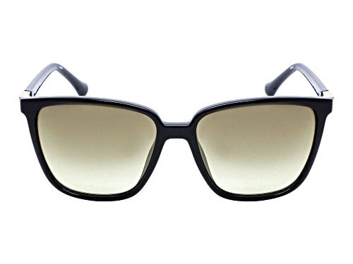 Calvin Klein Black/Green Brown Gradient Sunglasses
