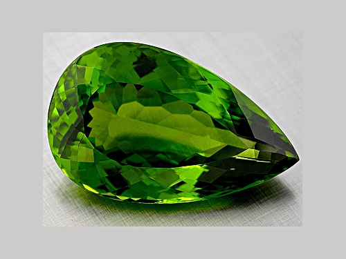 Peridot 18.1x17.6mm Pear Shape 33.60ct