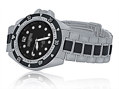 Photo of Field and Stream Silver and Black Stainless Steel Watch