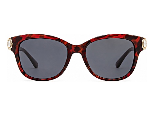 BEBE Tortoise Square Frame / Gray Lenses Sunglasses