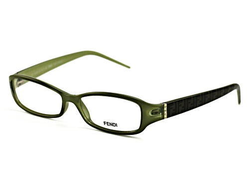 Fendi Light Green Fendi Logo Eyeglasses Frames
